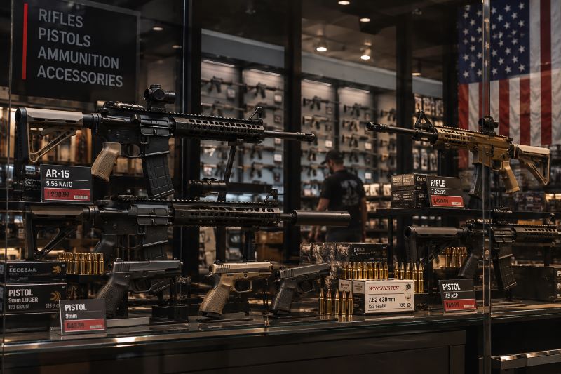 O crime sai às compras